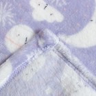 Плед Этель «Нежная ночь» 85х100 см, велсофт, 190 гр/м2, 100% полиэстер 7528238