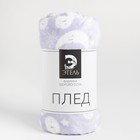 Плед Этель «Нежная ночь» 85х100 см, велсофт, 190 гр/м2, 100% полиэстер 7528238