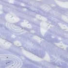 Плед Этель «Нежная ночь» 175х200 см, велсофт, 190 гр/м2, 100% полиэстер 7528240