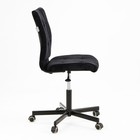 Кресло офисное «Бюрократ» CH-330M, без подлокотников, на колёсиках, цвет чёрный - Фото 3