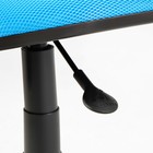 Кресло детское Бюрократ KD-4-F голубой TW-55 крестовина пластик, с подставкой.для ног - фото 21563764