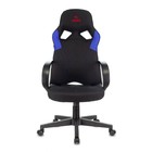 Кресло игровое Zombie RUNNER черный/синий, текстиль/эко.кожа, крестовина пластик - Фото 2
