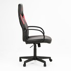 Кресло игровое Zombie RUNNER черный/красный, текстиль/эко.кожа, крестовина пластик - Фото 3