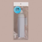 Бутылочка для хранения, с пенообразующим дозатором, 80 мл, цвет белый - Фото 4