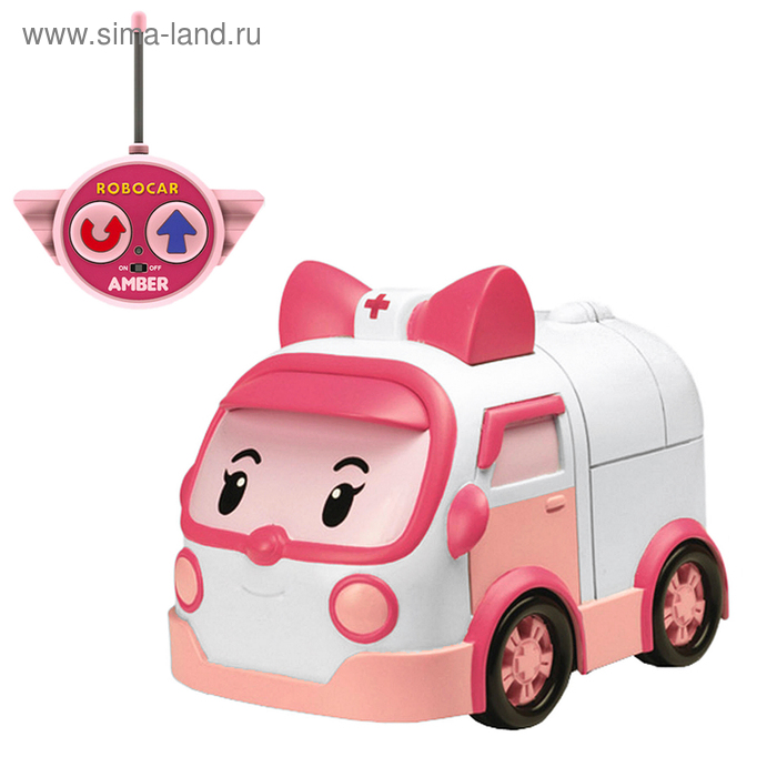 Машинка на радиоуправлении Poli Robocar «Эмбер» - Фото 1