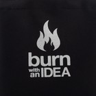 Шопер Burn with IDEA, блёстки, без молнии, без подклада, цвет чёрный 7446846 - фото 16745756