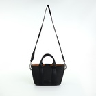 Сумка женская на молнии, цвет чёрный - Фото 3