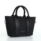 Сумка женская на молнии, цвет чёрный - Фото 7