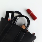 Сумка женская на молнии, цвет чёрный - Фото 10