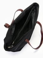 Сумка-шопер женская на молнии, размер 40×19×30 см, чёрная - Фото 8