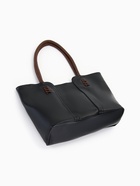 Сумка-шопер женская на молнии, размер 43×12×27 см, чёрная - фото 51741947