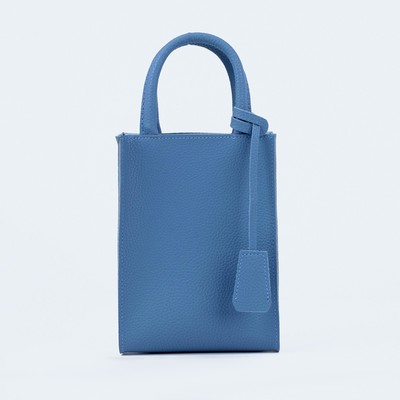 Сумка женская через плечо TEXTURA, маленький размер, цвет синий