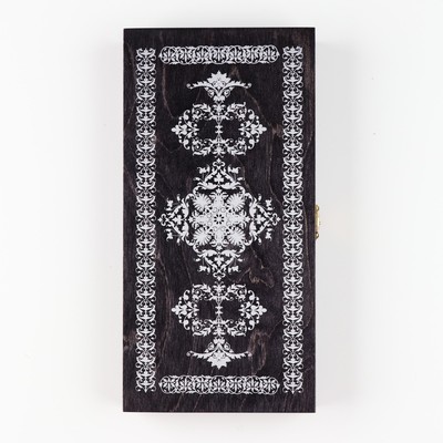 Нарды деревянные, настольная игра «Черное серебро», 29×29 см