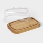 Маслёнка Rosemary, дерево, 17×11×6.5 см - Фото 2