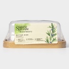 Маслёнка Rosemary, дерево, 17×11×6.5 см - Фото 5