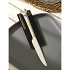 Нож столовый из нержавеющей стали Magistro Workshop, длина 22 см, цвет серебряный - фото 9582551
