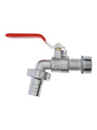 Кран водоразборный со штуцером ZEIN Engr 3/4" - Фото 1