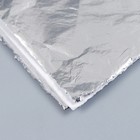 Поталь для декорирования набор 50 листов "Серебро" 14х14 см в пакете - Фото 3