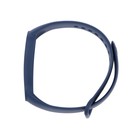 Ремешок для фитнес-браслета Mi Band 5/6 LuazON, силиконовый, синий - Фото 2