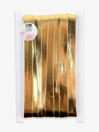 Косая бейка, кожзам, 15 мм, 10±1 м, цвет золотой - Фото 4