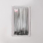 Косая бейка, кожзам, 15 мм, 10±1 м, цвет серебряный - Фото 4