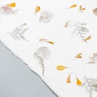 Бумага ручной работы с цветами и травами "Листья и папоротник" 55х80 см - фото 6585712
