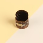 Напёрсток раздвижной, для длинных ногтей, размер S, цвет бронзовый - Фото 3