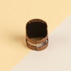 Напёрсток раздвижной, для длинных ногтей, размер М, цвет бронзовый - Фото 3