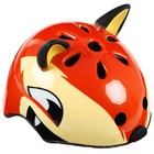 Шлем велосипедиста детский CORSA «Лиса», р. S, обхват 50-54 см, цвет оранжевый - фото 9691995