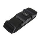 Ремень для чемодана или сумки с кодовым замком, черный - Фото 1