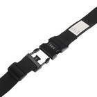 Ремень для чемодана или сумки с кодовым замком, черный - Фото 4