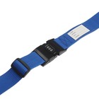 Ремень для чемодана или сумки с кодовым замком ТУНДРА, синий - Фото 3
