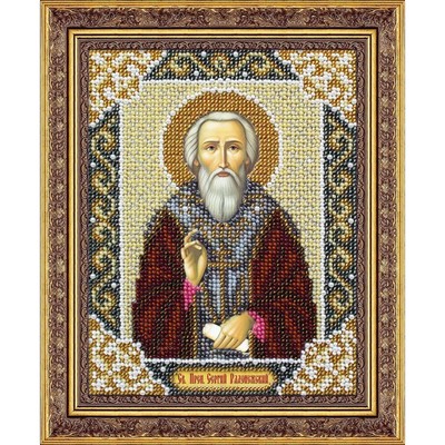 Набор для вышивания бисером Паутинка «Святой Преподобный Сергий Радонежский»