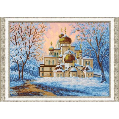 Набор для вышивания бисером Паутинка «Воскресенский собор Новоиерусалимского монастыря»
