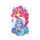 УЦЕНКА Набор с тату-переводками «Русалочки» - Фото 2