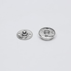 Кнопки пришивные, d = 8,5 / 10 / 12 мм, 25 шт, цвет серебряный - Фото 2