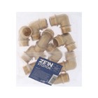 Угол ZEIN, 1/2", наружная резьба, латунь (комплект 3 шт) - фото 21564604