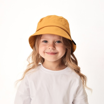 Панама детская «Классика» MINAKU, жёлтая, размер 52
