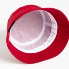 Панама детская "Классика" MINAKU цвет красный, р-р 52 - фото 809014973