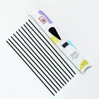 Набор фибровых палочек для ароматического диффузора, 25×0.3 см, 10 штук, черный - Фото 2