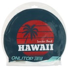 Шапочка для плавания детская ONLITOP HAWAII, силиконовая, обхват 46-52 см - фото 3756493
