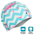 Шапочка для плавания детская ONLITOP «Фламинго», силиконовая, обхват 46-52 см - Фото 1