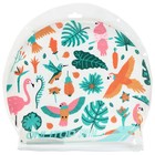 Шапочка для плавания детская ONLITOP «Фламинго с птицами», силиконовая, обхват 46-52 см - фото 3756520