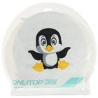 Шапочка для плавания детская ONLITOP «Пингвинёнок», силиконовая, обхват 46-52 см - фото 3756540