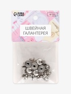 Кобурный винт d=8/8×10 мм, 10 шт., цвет серебряный 7344009