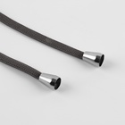 Наконечник для шнура, d=5 мм, 14×9 мм, 4 шт., цвет серебряный - Фото 4