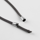 Наконечник для шнура, d=5 мм, 14×9 мм, 4 шт., цвет серебряный - Фото 5