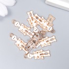 Декор для творчества металл, эмаль «Скелет», белый, 2.5?0.9 см (комплект 10 шт) - фото 50171826