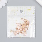 Декор для творчества металл, эмаль «Скелет», белый, 2.5?0.9 см (комплект 10 шт) - фото 50171828