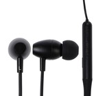 Наушники беспроводные W-21, вакуумные, Bluetooth 5.0, 150 мАч, микрофон, с ободком для шеи, чёрные 7391148 - фото 16241848